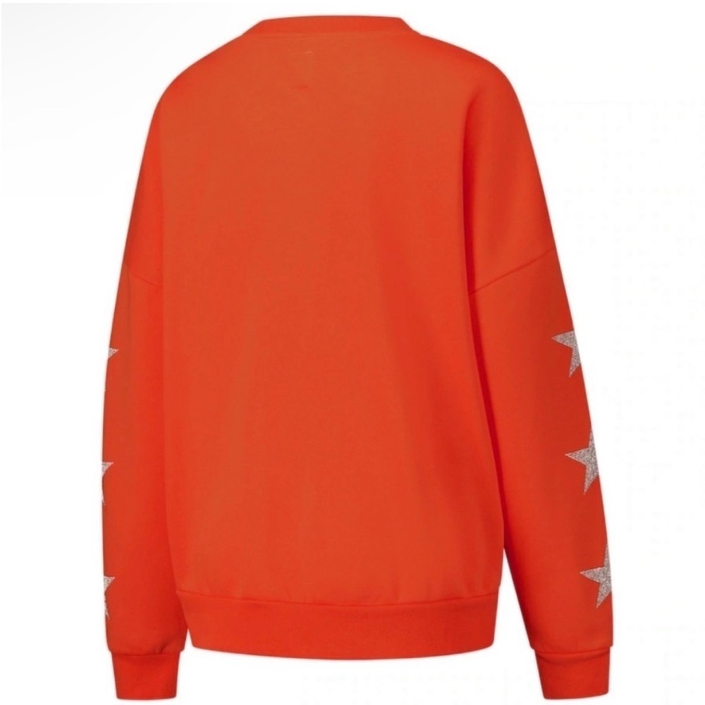 Cleveland Browns NFL Game Couture Oversized Orange Sweatshirt Size Large - Picture 3 of 8